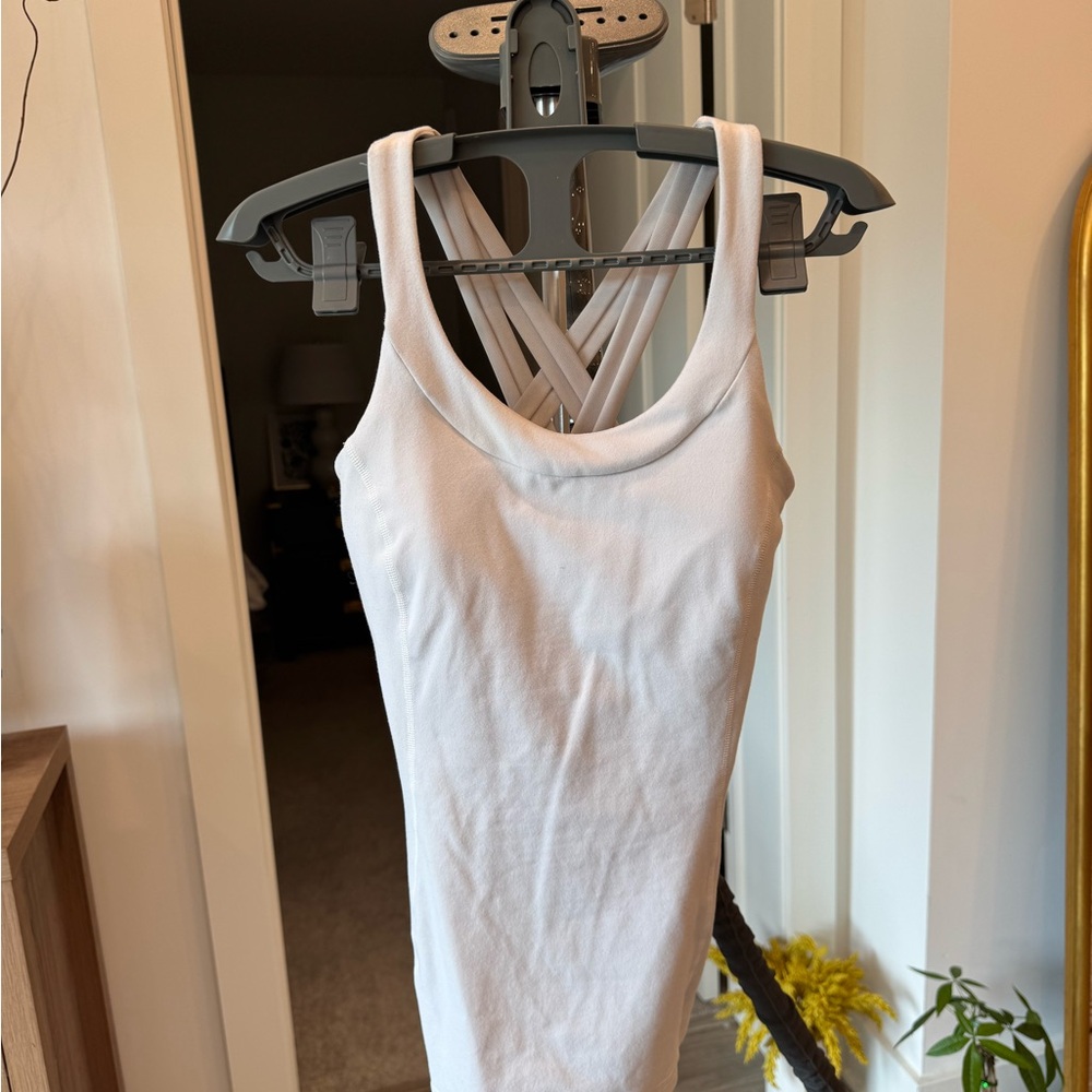 Lululemon Athletica White Tank Top